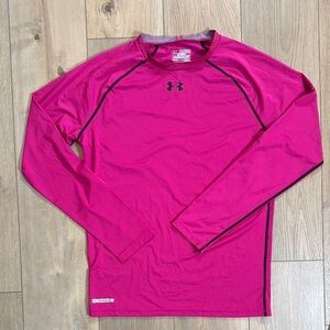 Under Armour Heat Gear Pink Long Sleeve Compression Shirt